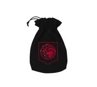 Game of Thrones Targaryen Dice Pouch by Q Workshop | Borsa per dadi in cotone con licenza ufficiale | Può contenere fino a 63 dadi
