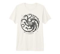 Game of Thrones Targaryen Fire And Blood Sigil Maglietta Premium