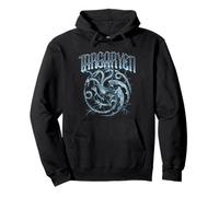 Game of Thrones Targaryen Steel Band Tee Felpa con Cappuccio