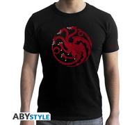 GAME OF THRONES - Tshirt "Targaryen" man SS black - new fit