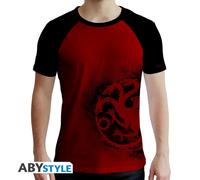 GAME OF THRONES - Tshirt "Targaryen" man SS red & black - premium