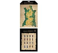 Game of Thrones Westeros Map And Markers Magnet Set
