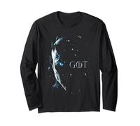 Game of Thrones White Walker Snow Portrait Maglia a Manica