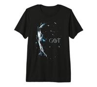 Game of Thrones White Walker Snow Portrait Maglietta Premium