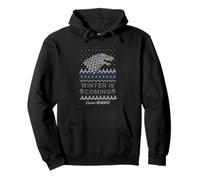 Game of Thrones Winter Is Coming Natale Felpa con Cappuccio