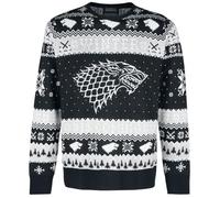 Game of Thrones Winter Is Coming Uomo Christmas Jumper Grigio M 100% poliacrilico Regular