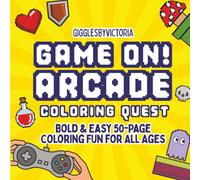 Game On Arcade: A Retro Gaming Coloring Adventure!