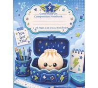 Game On Composition Notebook: Cute Gamer Wide Ruled Notebook for Boys: Fun Gamer-Inspired Dumpling Squishy Notebook for School, Notes, Homework, and Creative Writing