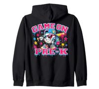 Game On Pre-K Back to School Baseball Drip Preschool Boys Felpa con Cappuccio