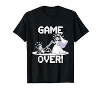 Game Over Addio al nubilato Festa di nozze Bride To Be Tee Maglietta