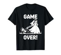 Game Over Addio al nubilato Festa di nozze Bride To Be Tee Maglietta