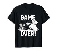 Game Over Addio al nubilato Festa di nozze Uomo Matrimonio Maglietta
