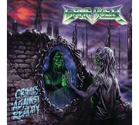 GAME OVER - CRIMES AGAINST REALITY MARBLED RED VINYL - Vinyl Record - K72z