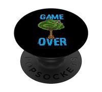 Game Over - Drone bloccato in un albero - Pilota Drone PopSockets PopGrip Adesivo