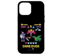 Game Over & Enjoy Retro Fighting Pixel Games Graphic Designs Custodia per iPhone 12 Pro Max