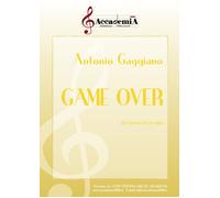 Game over. For snare drum solo. Partitura - Gaggiano Antonio