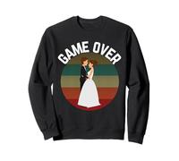 Game Over Groom To be Funny Wedding - Festa di Addio al Celibato Felpa