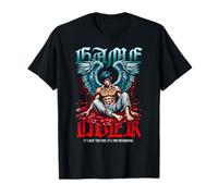 Game Over It's Not The End Anime Fallen Angel Maglietta