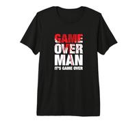 Game Over Man Maglietta Premium