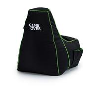Game Over Mini Sedia a Sacco da Gaming Bean Bag per Bambini | 8Bit Puff Poltrona Sacco | Tasche Laterali per Controller | Supporto per Cuffie | Design Ergonomico (Smeraldo Magico)