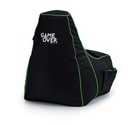 Game Over Mini Sedia a Sacco da Gaming Bean Bag per Bambini | 8Bit Puff Poltrona Sacco | Tasche Laterali per Controller | Supporto per Cuffie | Design Ergonomico (Smeraldo Magico)