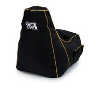 Game Over Poltrona Video Gaming Bean Bag | Puff Poltrona Sacco | per Soggiorni E Interni | Tasche Laterali per I Controller | Supporto per Cuffie | Design Ergonomico (Medaglione Mistico)