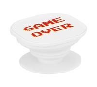 Game Over Retro Arcade Gaming Giochi Video a 8 bit - Maniglia Grip di supporto e supporto video per smartphone, compatibile con tutti i modelli stampati in Francia