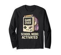 Game Over School Mode Attivato Divertimento Bambini torna a scuola Maglia a Manica