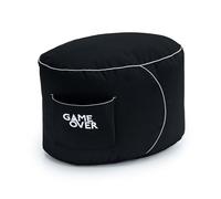 Game Over Sgabello Bean Bag per Video Gaming | Poggiapiedi per Interni | Tasche Laterali per Controller | Progettato E Realizzato nel Regno Unito | Design Ergonomico (Fumo Cosmico)