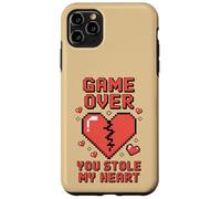 Game Over You ha rubato il mio cuore Pixel Gamer Custodia per iPhone 11 Pro Max