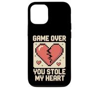 Game Over You ha rubato il mio cuore Pixel Gamer Custodia per iPhone 12/12 Pro