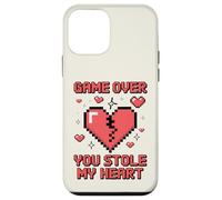 Game Over You ha rubato il mio cuore Pixel Gamer Custodia per iPhone 12 mini