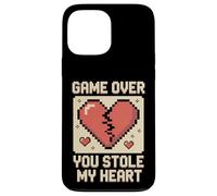Game Over You ha rubato il mio cuore Pixel Gamer Custodia per iPhone 13 Pro Max