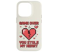 Game Over You ha rubato il mio cuore Pixel Gamer Custodia per iPhone 14 Pro