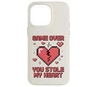 Game Over You ha rubato il mio cuore Pixel Gamer Custodia per iPhone 14 Pro Max