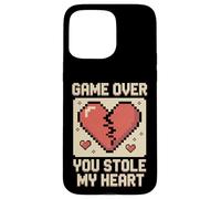 Game Over You ha rubato il mio cuore Pixel Gamer Custodia per iPhone 15 Pro Max