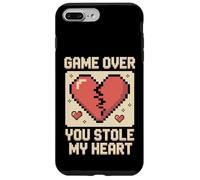 Game Over You ha rubato il mio cuore Pixel Gamer Custodia per iPhone 7 Plus/8 Plus