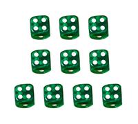 Game Playings Square Block Lezioni di matematica Giocattoli educativi Dices Piccoli Colorati Acrilici Dices Dadi con Punti Set Sei Lati