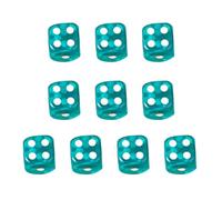 Game Playings Square Block Lezioni di matematica Giocattoli educativi Dices Piccoli Colorati Acrilici Dices Dadi con Punti Set Sei Lati