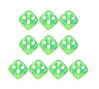 Game Playings Square Block Lezioni di matematica Giocattoli educativi Dices Piccoli Colorati Acrilici Dices Dadi con Punti Set Sei Lati
