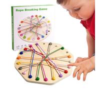 Game Puzzle Con La Corda Contorto - Giocattolo Di Logica In Legno Per Bambini E Adulti | Capacità Di Pensiero Del Consiglio Di Istruzione, Coordinamento Occhio-mano, Interazione Genitore-figlio