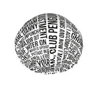 Game Quotes Cuffia da Doccia Donne Uomini Riutilizzabili Impermeabile Antiscivolo Capelli Ad Asciugatura Rapida Grande Cap Lungo Capelli Corti