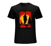 Game R Dead Remption 2 Rdr2 Arthur Morgan Mens Tshirt Black L
