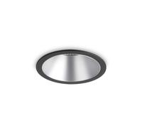 Proiettore Da Incasso Moderno Game Alluminio Nero E Argento Led 11W 3000K