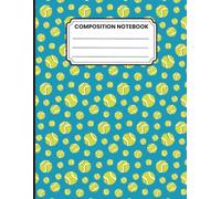 Game Set Match Tennis Composition Notebook: Colossians 3:23 Christian Faith Tennis Notebook for Kids & Teens - Wide Ruled, 200 Pages (100 Sheets), 8.5 x 11 Inches