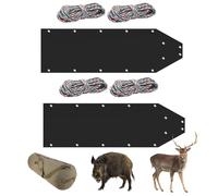 Game Sled per cervi - trasportatore rinforzato, accessorio da caccia | vassoio di estrazione extra grande con cavo di trascinamento, base resistente per skid base congelata Terreno innevato di Tie