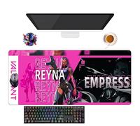 Game Valorant Jett Omen Phoenix Viper - Tappetino da gioco XXL (90 x 40 cm), base antiscivolo + superficie morbida, perfetto per ufficio e gioco (8)