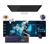 Game Valorant Jett Omen Phoenix Viper - Tappetino per mouse gamer XL, per uso ufficio, studio e casa, base antiscivolo + superficie morbida (5, 31,5" × 11,8" × 0,12")