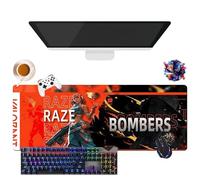 Game Valorant Jett Omen Phoenix Viper - Tappetino per mouse gamer XL, per uso ufficio, studio e casa, base antiscivolo + superficie morbida (6, 31,5" × 11,8" × 0,12")