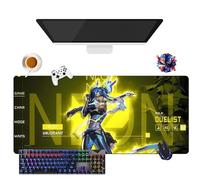 Game Valorant Jett Omen Phoenix Viper - Tappetino per mouse gamer XL, per uso ufficio, studio e casa, base antiscivolo + superficie morbida (4, 35,4" × 15,7" × 0,12")